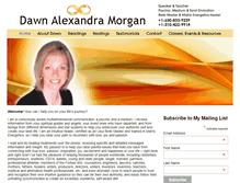 Tablet Screenshot of dawnmorgan.com